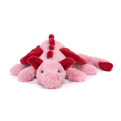 Jellycat Heart Dragon | Limited Edition | Dust Cover Included | Authentic JC