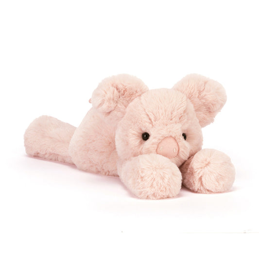 Jellycat Smudge Pig Plush Toy with Dustcover Bag- Soft & Cuddly Stuffed Animal