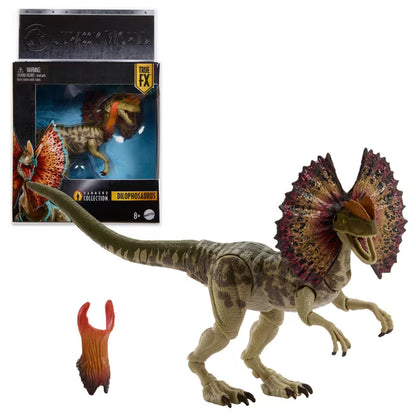 Hammond Collection | Dilophosaurus | Jurassic World Dinosaur Figure | Mattel