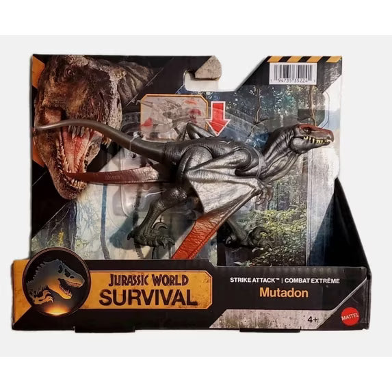 Mattel | Jurassic World Strike Attack | Mutadon | Dinosaur Figure