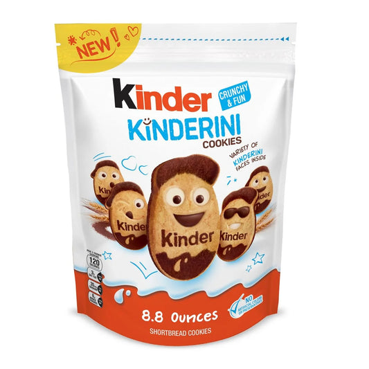 Kinderini Cookies - 2 Pack (20 Count Pouch, 8.8 oz Each)