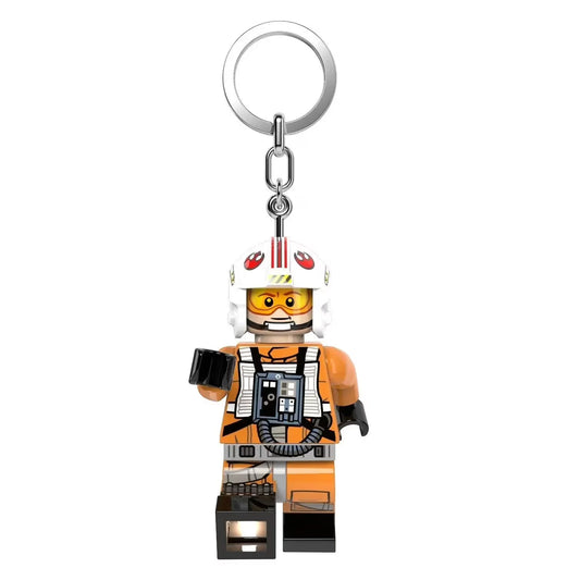 Star Wars Lego Keychain | Luke Skywalker Pilot | #854288