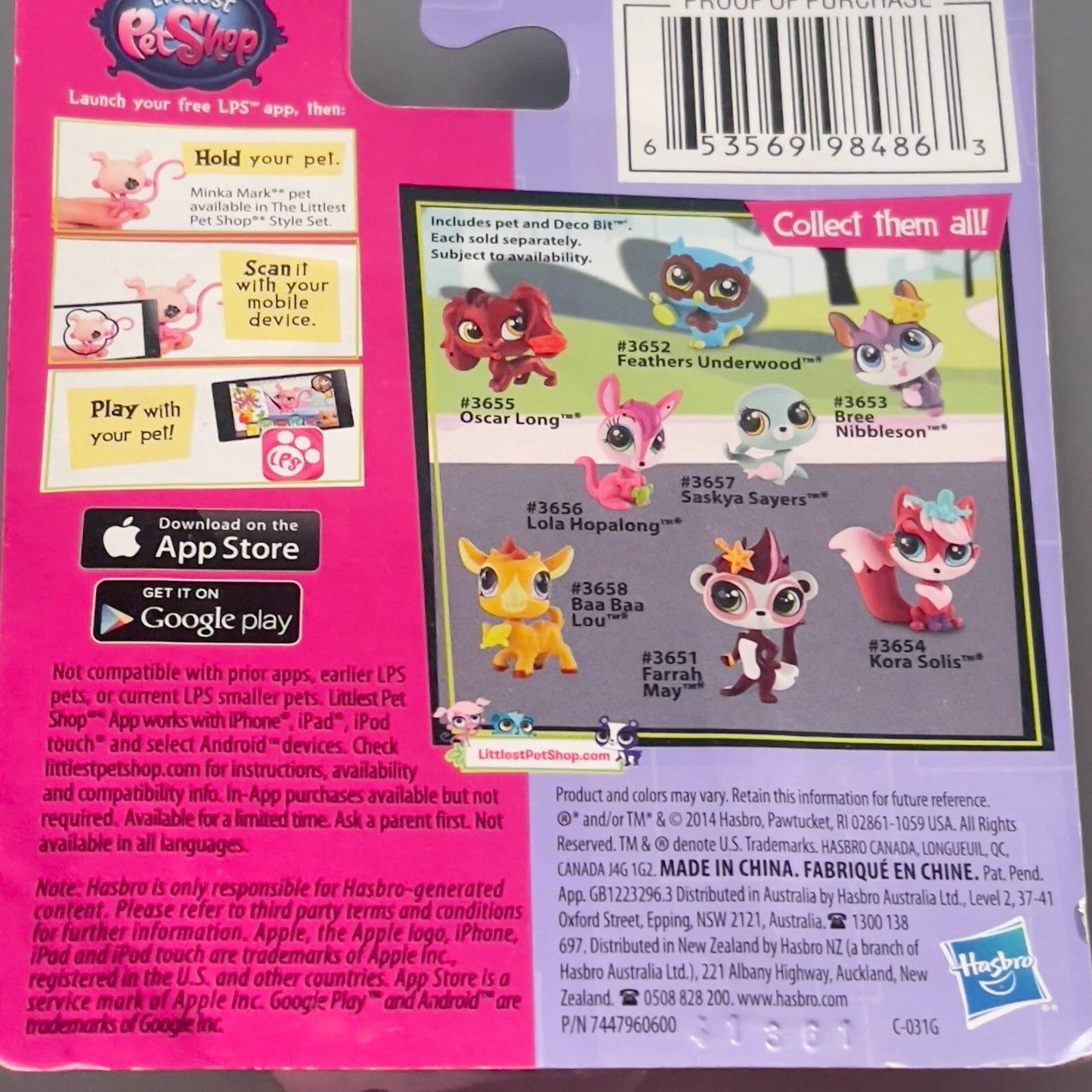 Hasbro Littlest Pet Shop Retired #3657 - Saskya Sayers (Seal)