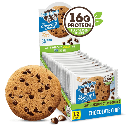 Lenny & Larry's | The Complete Cookie | Chocolate Chip | 12 Ct - 4 oz each