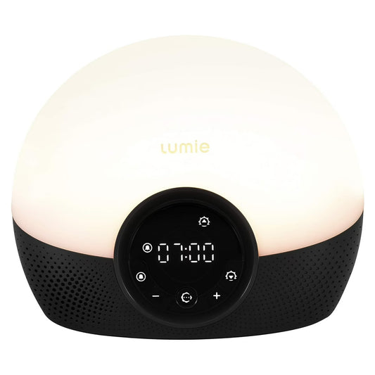 Lumie Bodyclock Glow 150 LED | Wake-up Light Sunrise Alarm Clock | Black