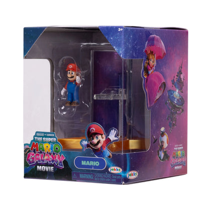 The Super Mario Galaxy Movie | Mario | 1.5 Inch Action Figure with Star Launcher Accessory