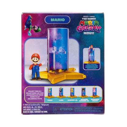 The Super Mario Galaxy Movie | Mario | 1.5 Inch Action Figure with Star Launcher Accessory