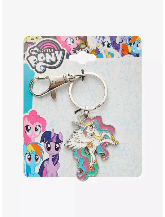 My Little Pony Princess Celestia Keychain - Official Hasbro Multi-Color Charm