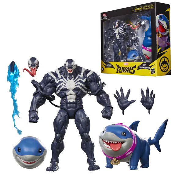 Hasbro | Marvel Legends | Marvel Rivals Venom & Jeff the Land Shark | 6" Action Figures