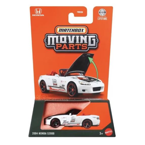 Matchbox | 2004 Honda S2000 | Moving Parts Die-Cast Collectible | 2026