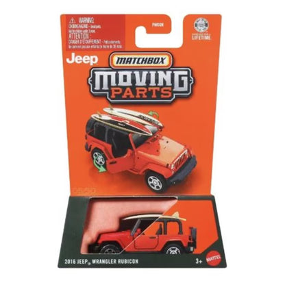 Matchbox | 2016 Jeep Wrangler Rubicon | Moving Parts Die-Cast Collectible | 2026