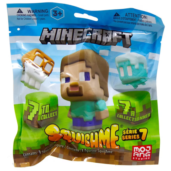 SquishMe | Minecraft Series 6 | Collectible Squishy | Random Figure