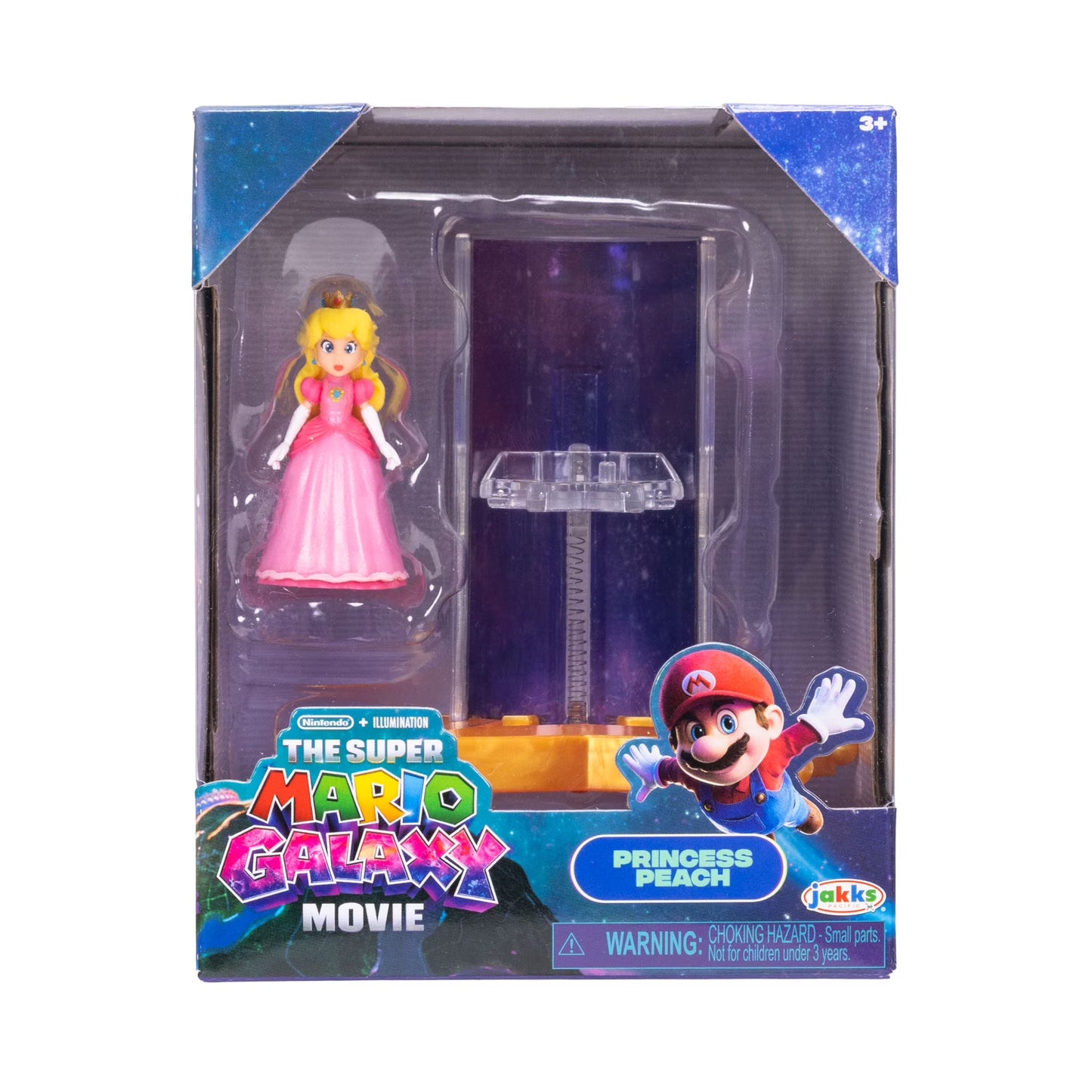 Super Mario Galaxy Movie | 1.5" Figure with Star Launcher Accessory | Princess Peach