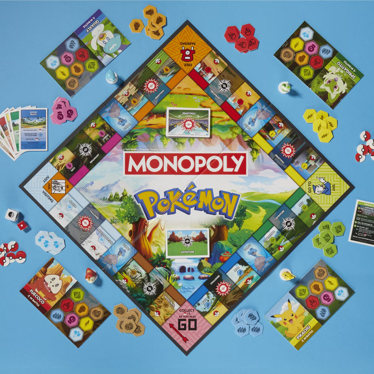 Monopoly Pokemon Board Game | Hasbro