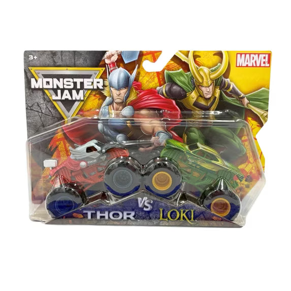 Spin Master | Monster Jam Thor vs. Loki | 1:64 2-Pack Series 6
