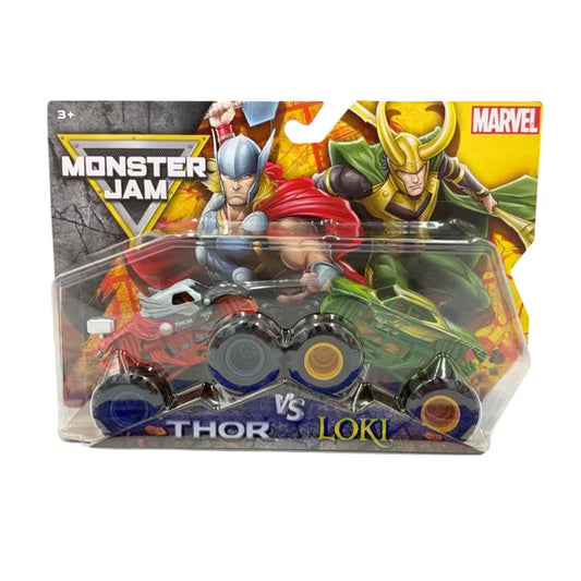 Spin Master | Monster Jam Thor vs. Loki | 1:64 2-Pack Series 6