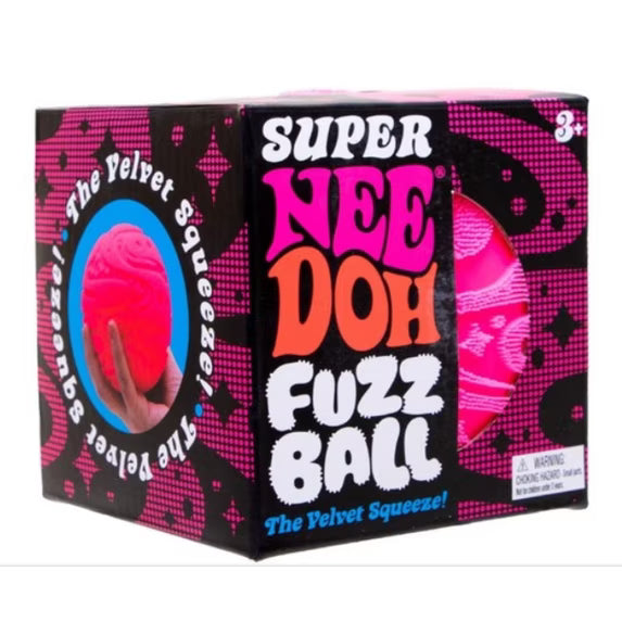 Schylling | Nee Doh Super Fuzz Ball | Sensory Squeeze Toy