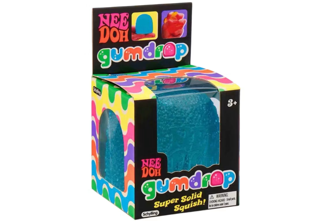 Schylling | NeeDoh | Gumdrop | Squishy Fidget Toy (Choose Your Color)