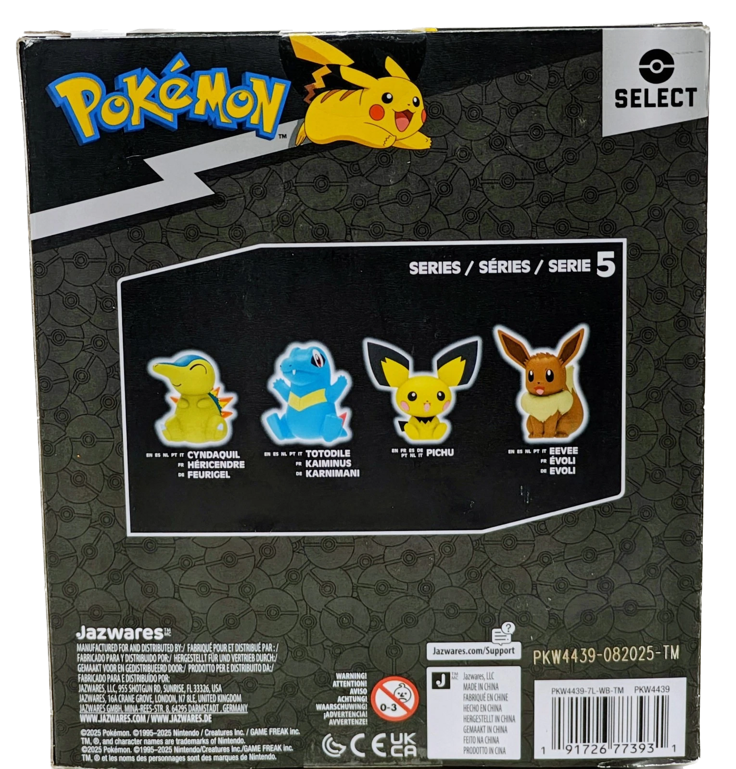 Jazwares Pokémon Select | Totodile | Vinyl 4" Figure | Series 5