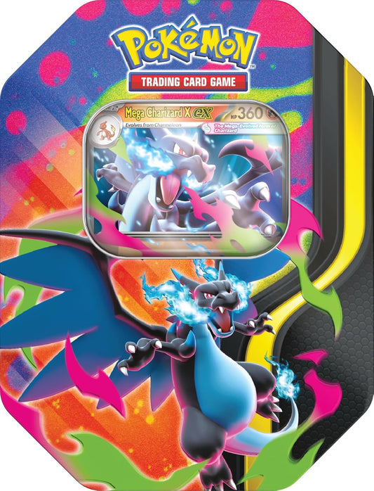 Pokémon Trading Card Game Mega Charizard X ex Tin