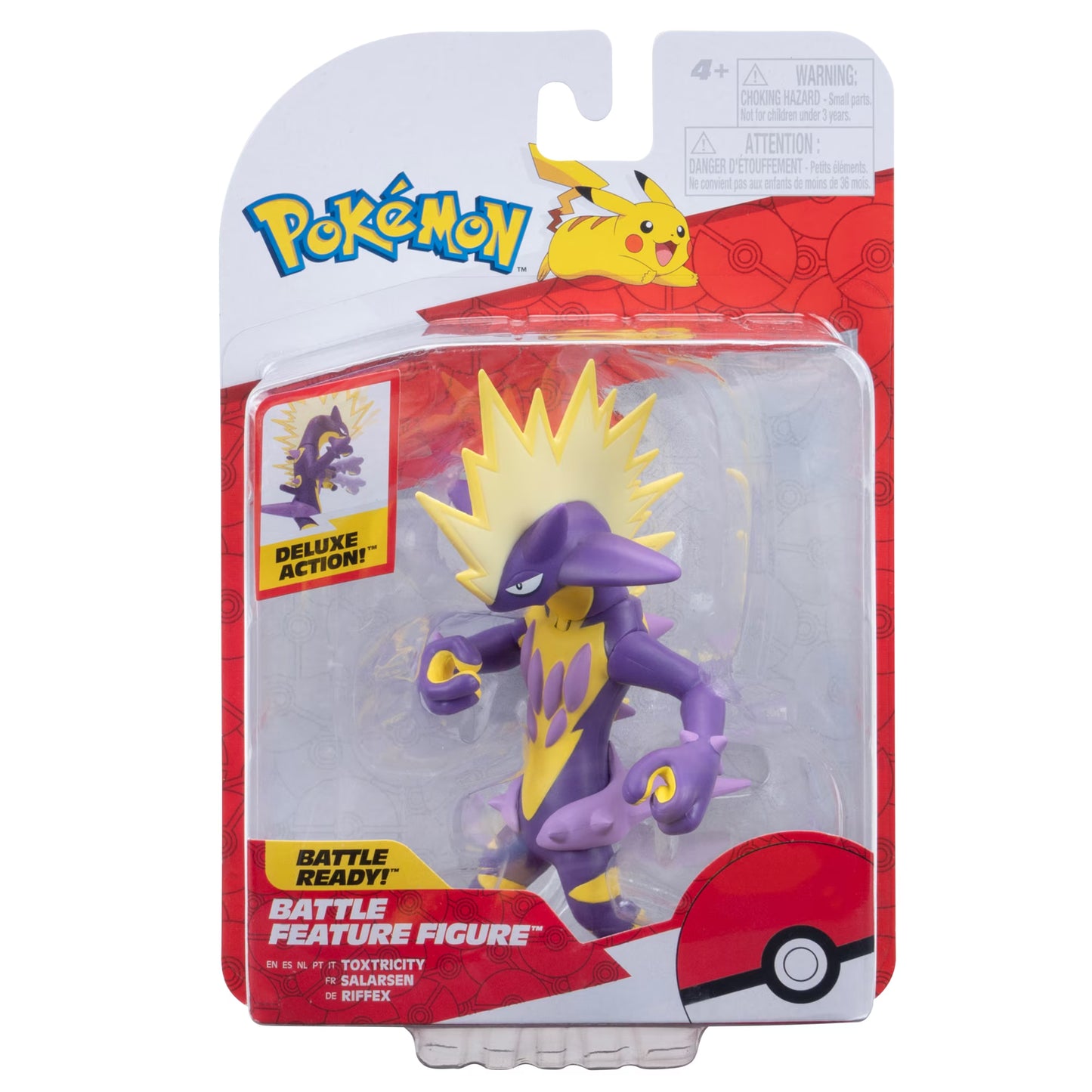 Pokémon | Toxtricity Battle Feature Figure | 4.5"