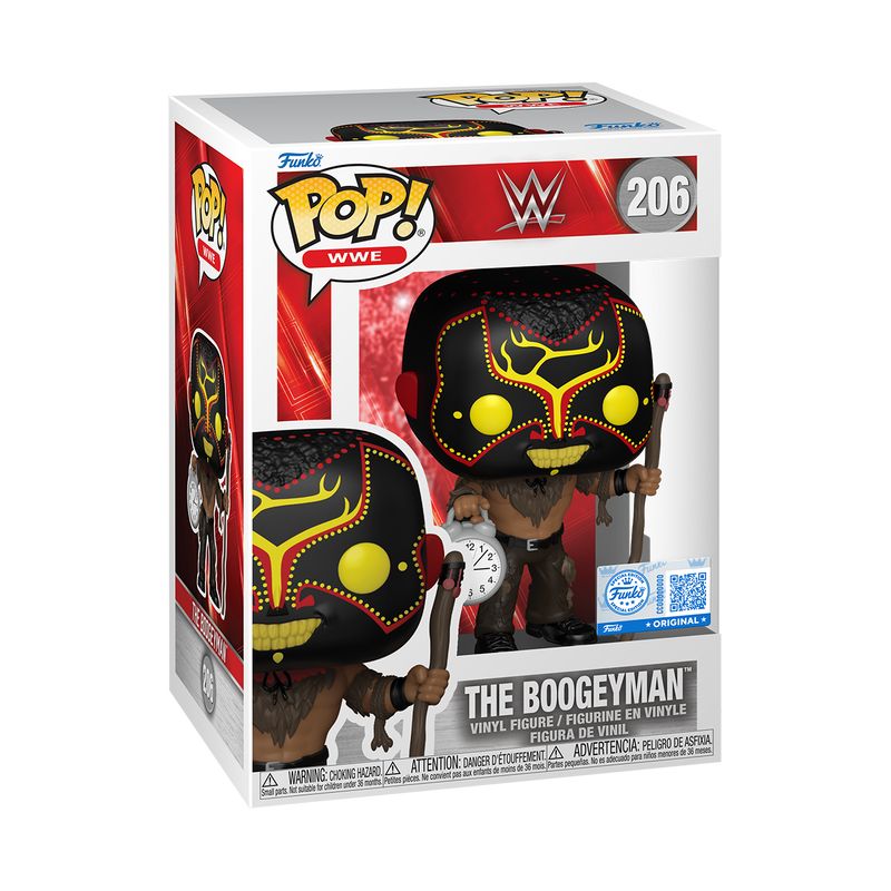Funko Pop! WWE The Boogeyman vinyl figure packaging on a white background