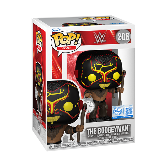 Funko Pop! WWE The Boogeyman vinyl figure packaging on a white background