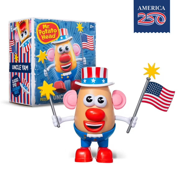 "Mr. Potato Head Uncle Yam | 250th Anniversary Walmart Exclusive | 14 Pieces"