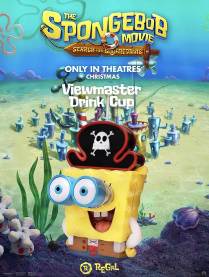 SpongeBob SquarePants Popcorn Bucket & Viewmaster Cup Set | Regal Theatres Exclusive