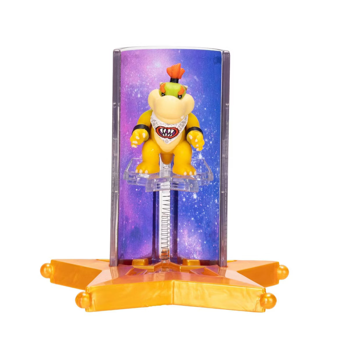 Super Mario Galaxy Movie Bowser Jr. 1.5" Figure with Star Launcher Accessory | Nintendo | JAKKS Pacific
