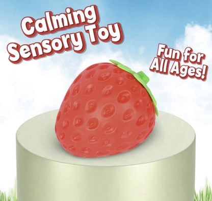 Squeeeeze Strawberry | Jumbo Squishy Stress Toy by Sunny Days