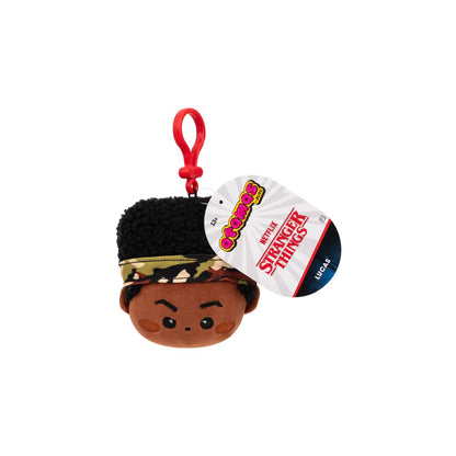 Plush keychain with a character from 'Stranger Things' on a white background