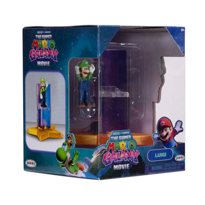 Super Mario Galaxy Movie | Luigi 1.5" Action Figure W/ Star Launcher