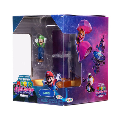 Super Mario Galaxy Movie | Luigi 1.5" Action Figure W/ Star Launcher