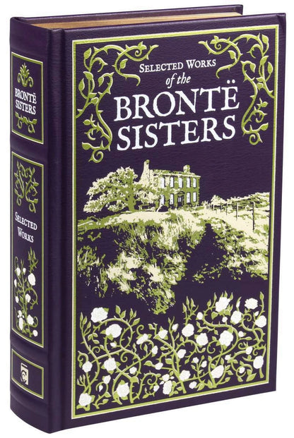 Book titled 'Selected Works of the Bronte Sisters' with decorative cover design.