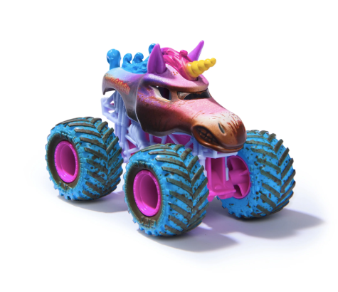 Spin Master | Monster Jam Mud Blasters Sparkle Smash | Color-Changing 1:64 Die-Cast