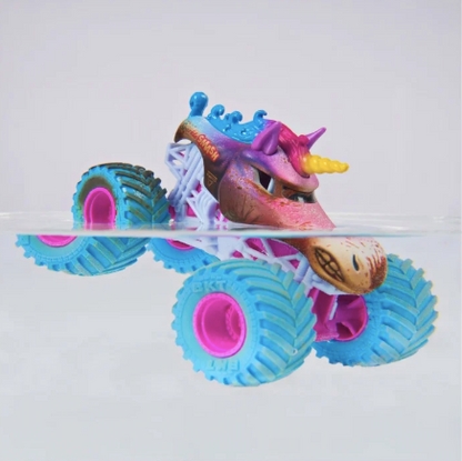 Spin Master | Monster Jam Mud Blasters Sparkle Smash | Color-Changing 1:64 Die-Cast