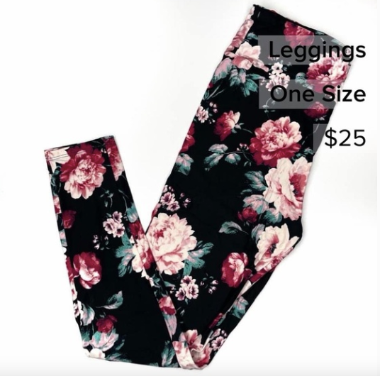 Lularoe Patterned OS Leggings (2-10)