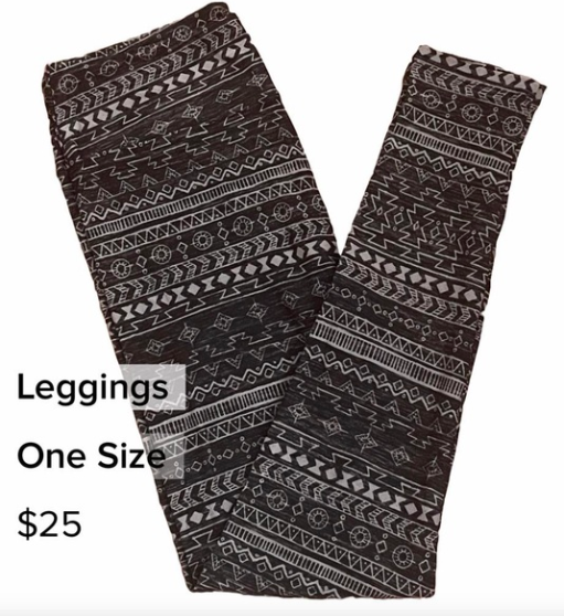 Lularoe Patterned OS Leggings (2-10)