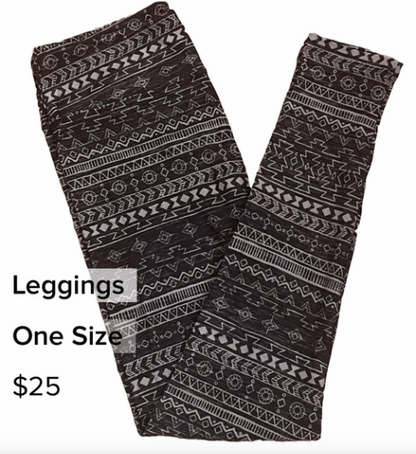 Lularoe Patterned OS Leggings (2-10)