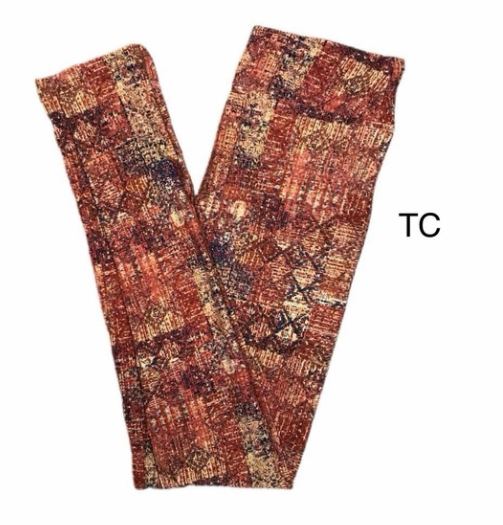 Lularoe TC Patterned Leggings (10-18)