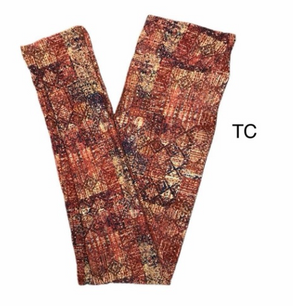 Lularoe TC Patterned Leggings (10-18)