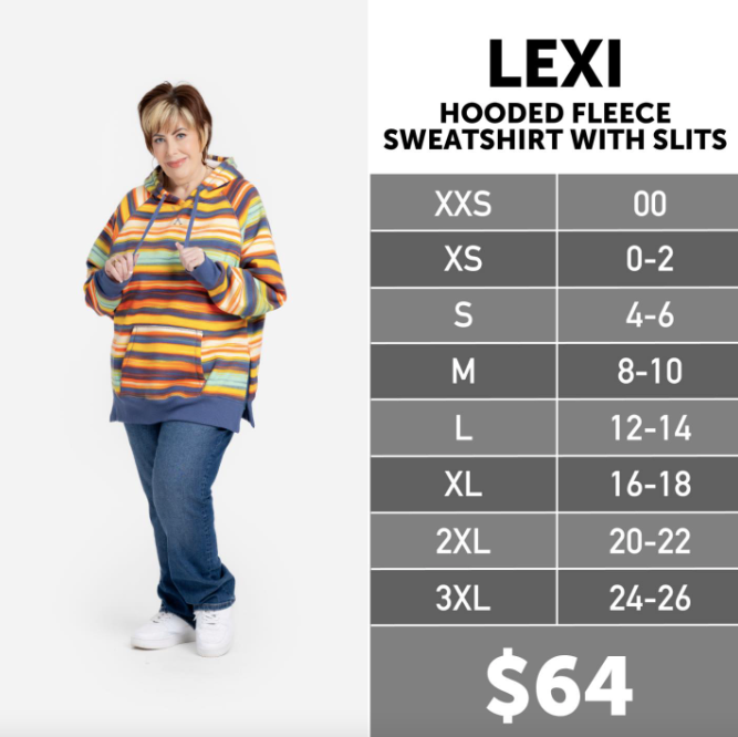 LuLaRoe | Halloween Lexi Hooded Sweatshirt | XL Fleece