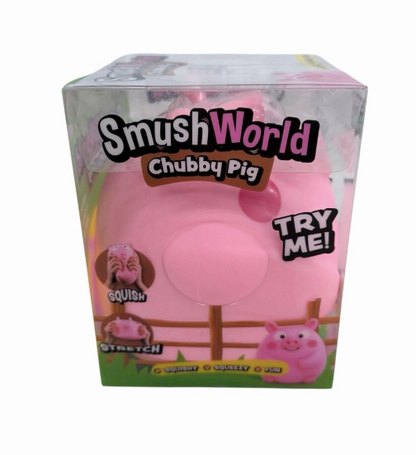 Crazy Fun Smushworld Chubby Pig Squishy Toy