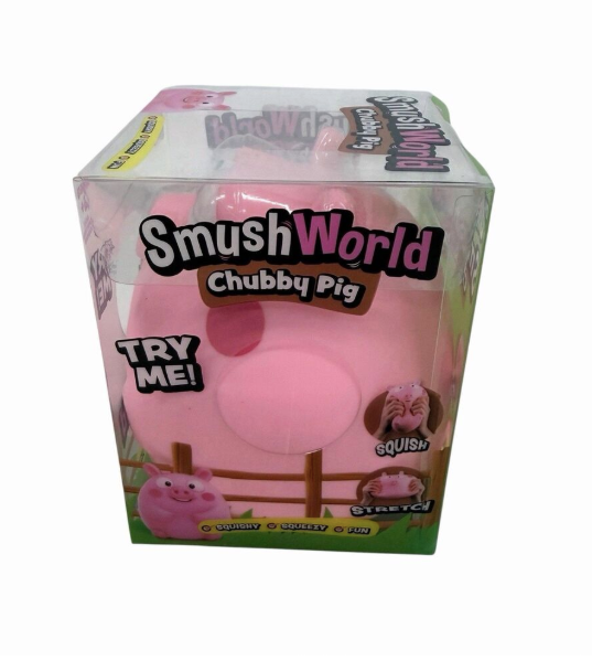 Crazy Fun Smushworld Chubby Pig Squishy Toy