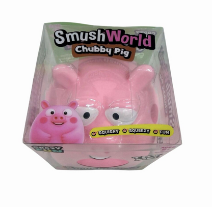 Crazy Fun Smushworld Chubby Pig Squishy Toy