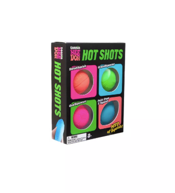 Teenie NeeDoh Hot Shots Squishy Fidget Stress Ball Pack