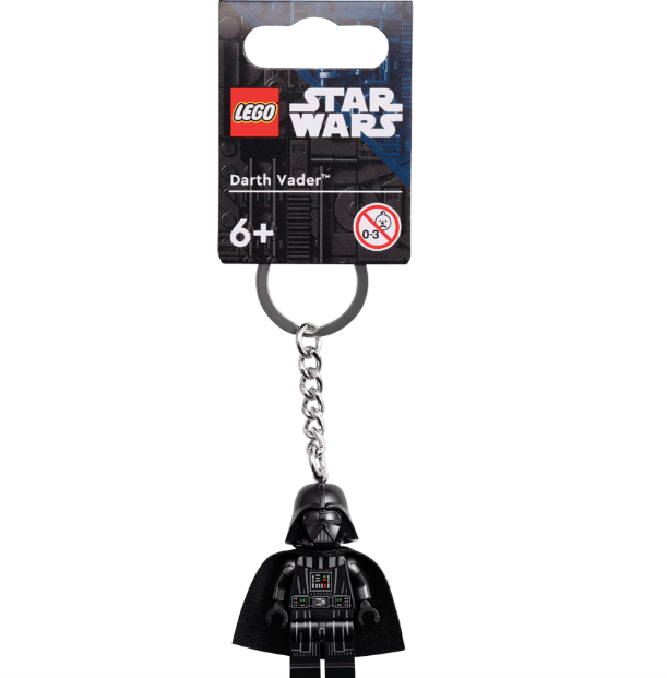 LEGO Star Wars | Darth Vader Keychain #854236 | Minifigure Style