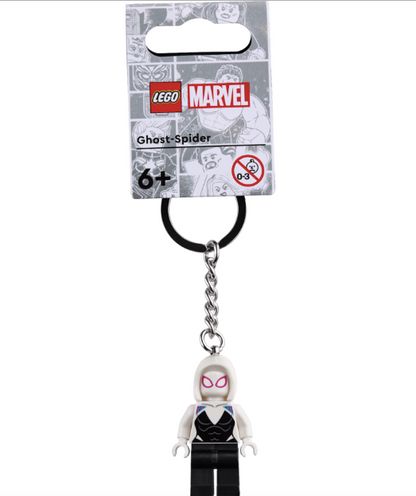 LEGO Marvel | Ghost-Spider Keychain #854292 | Minifigure Style