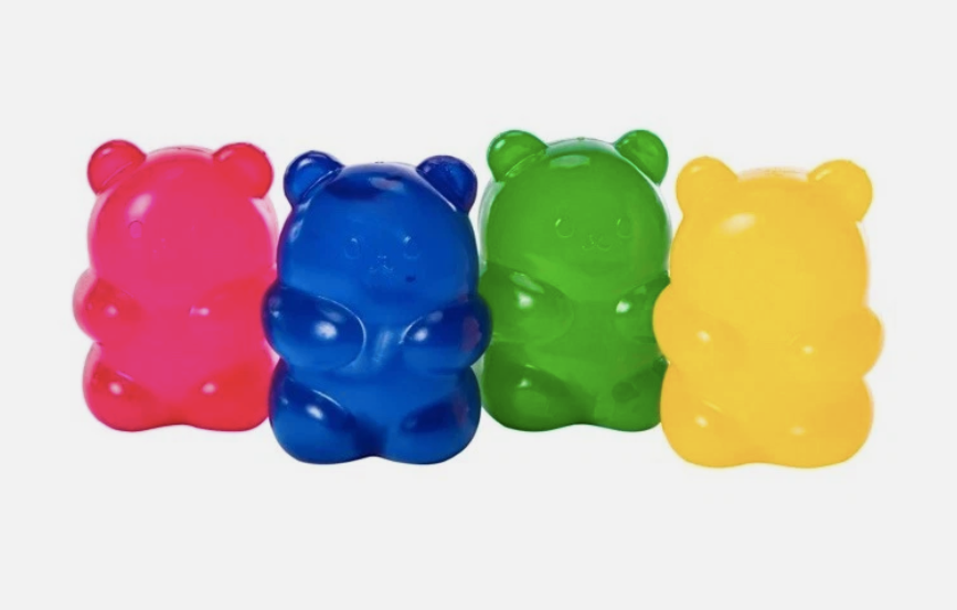 Crazy Fun Sugar Bear Scented Squishies | Fidget Toys 4 Pack